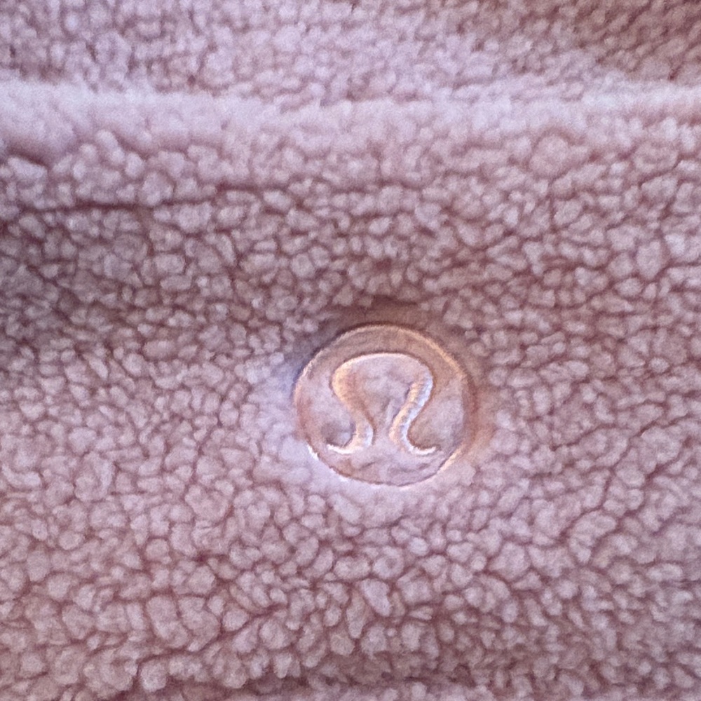 Lululemon Cozy Pink Crop Quarter-Zip Scuba - M/L - Picture 4 of 5